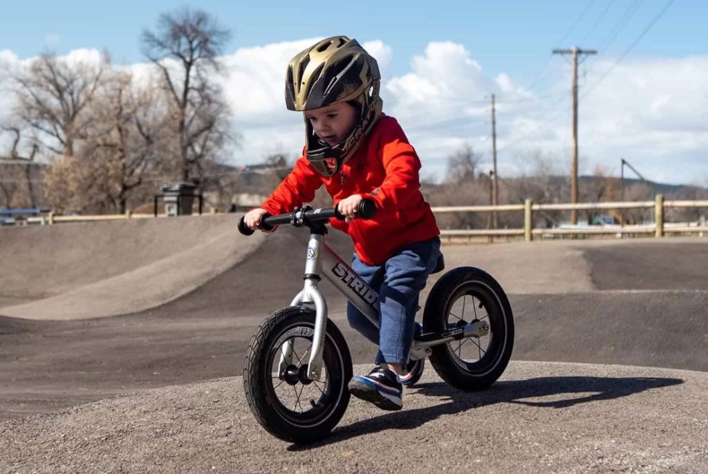 Outdoor balance-bike adventure