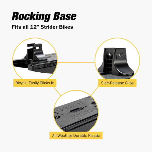 Strider 12” Sport Bike + Rocking Base Multicolor (No Pedal) - Image 4